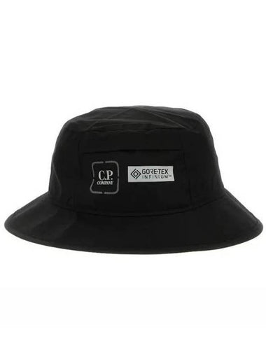 Gore-Tech Logo Bucket Hat Black - CP COMPANY - BALAAN 1