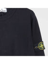 Wappen Patch Round Cotton Knit Top Navy - STONE ISLAND - BALAAN 5