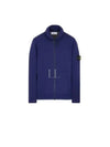 Logo Pacth Stretch Cotton Zip-up Cardigan Royal Blue - STONE ISLAND - BALAAN 2