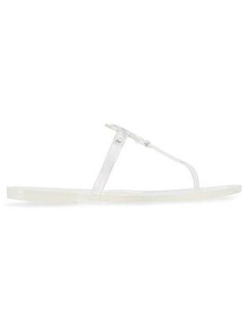 Mini Miller Jelly Flip Flops White - TORY BURCH - BALAAN 1