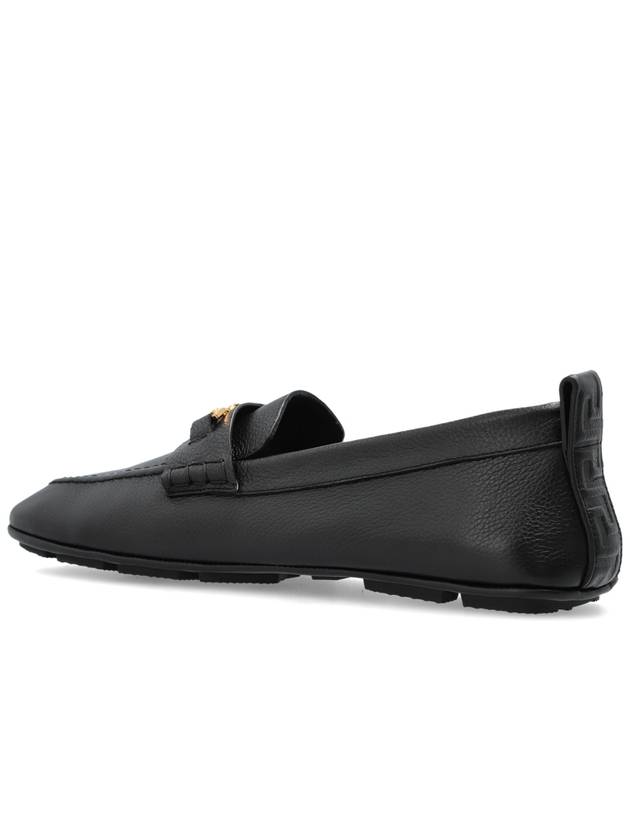 Versace Leather Loafers, Men's, Black - VERSACE - BALAAN 5