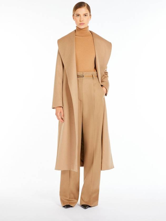 Women's Loriana Wool Single Coat Camel - MAX MARA - BALAAN 5