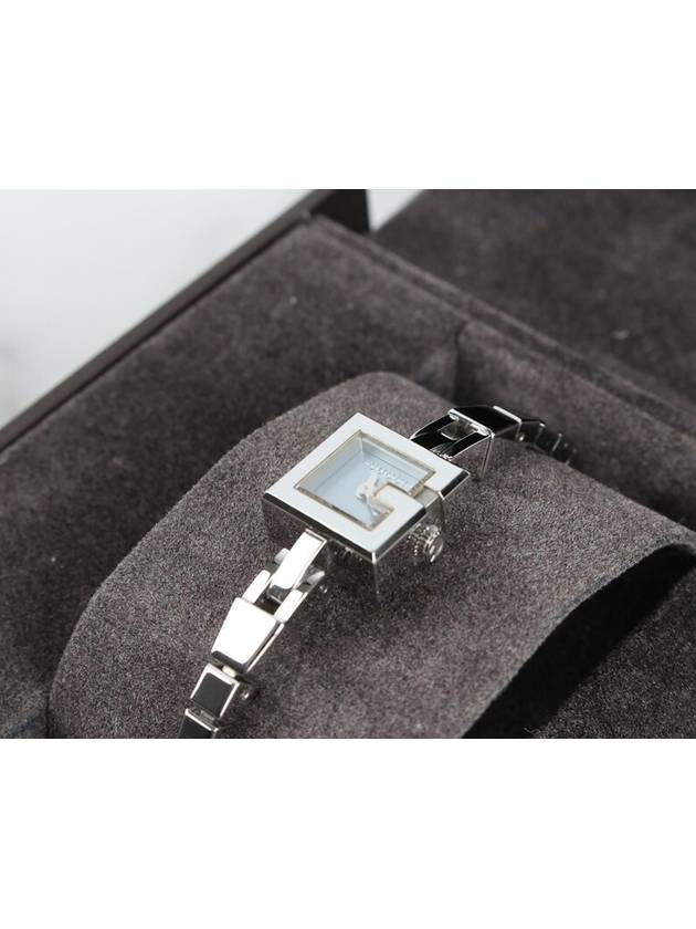 Blue mother of pearl G logo watch 102 - GUCCI - BALAAN 6