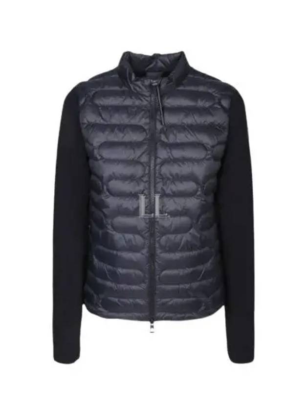 Women's Padded Cotton Zip-Up Cardigan Black - MONCLER - BALAAN 2