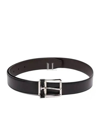 T Reversible Leather Belt Dark Brown - TOD'S - BALAAN 2