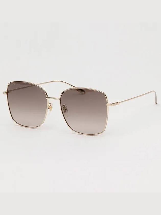 Square Frame Sunglasses Gold - GUCCI - BALAAN 6