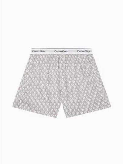 Cotton Poplin Boxer Briefs Grey - CALVIN KLEIN - BALAAN 2