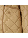 Women's Cropped Quilted Hoodie Jacket Archives Beige - BURBERRY - BALAAN 5