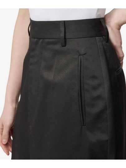 Pleated Wide Pants Black - MAISON MARGIELA - BALAAN 2