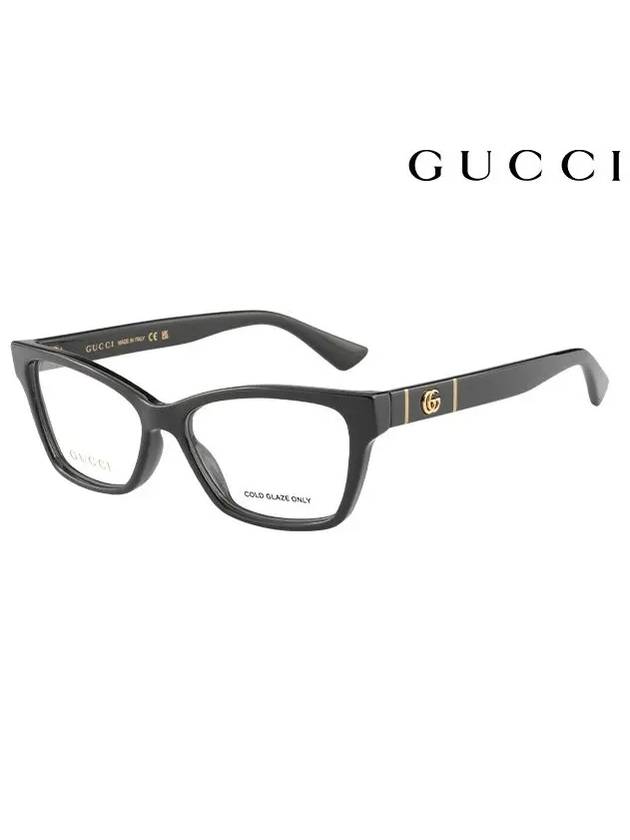 Cat Eye Acetate Eyeglasses Black - GUCCI - BALAAN 3