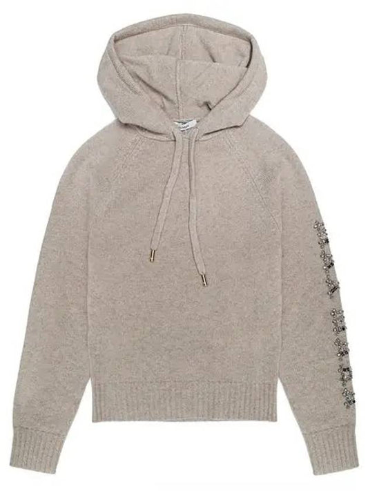 Ananas wool hoodie beige ANANAS 002 - MAX MARA - BALAAN 1