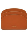 Demi Lune Card Wallet Brown - A.P.C. - BALAAN 5