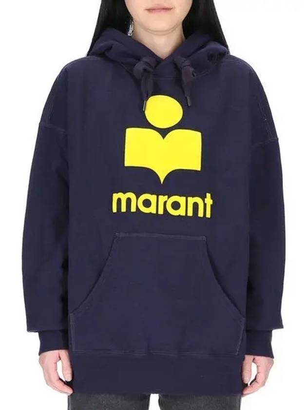 Mansell logo SW0001FA B1M12E NVYW long hoodie hooded sweatshirt 1053087 - ISABEL MARANT - BALAAN 1