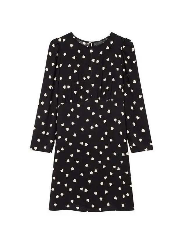 Heart pattern mini dress black 270055 - REFORMATION - BALAAN 1