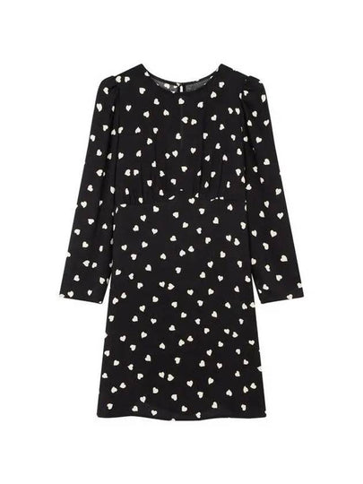 Heart pattern mini dress black 270055 - REFORMATION - BALAAN 1