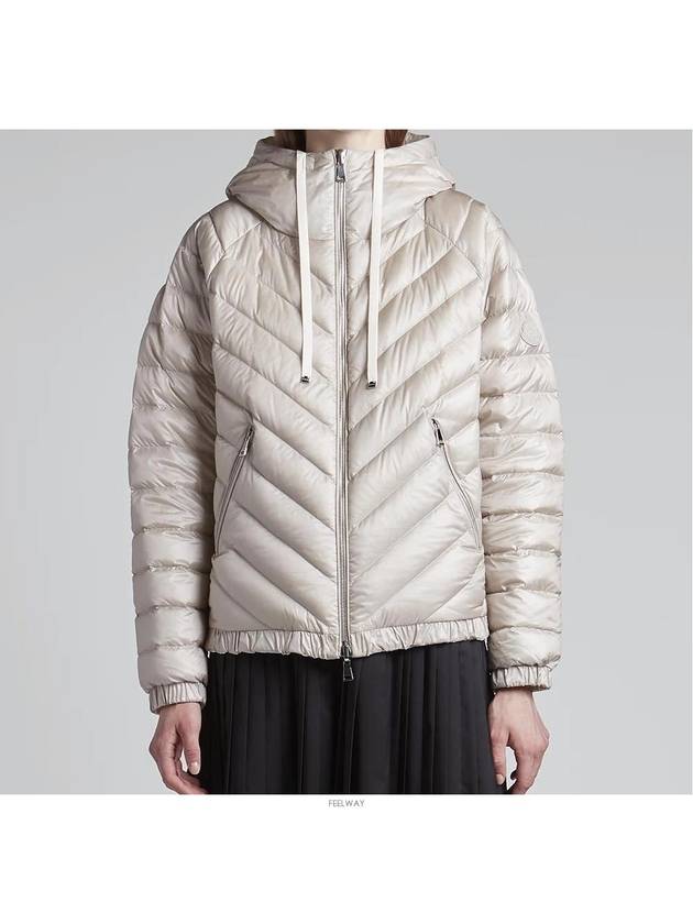 ESQUIBIEN Reversible Hooded Jacket Oatmeal Beige - MONCLER - BALAAN 6