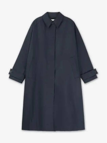 Holin Everyday Mac Coat Dark Navy HOLINSNW1620DARKNAVY - STUDIO NICHOLSON - BALAAN 1