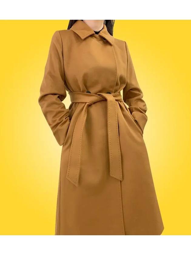 Bcollag Style Wool Single Coat Camel - MAX MARA - BALAAN 6