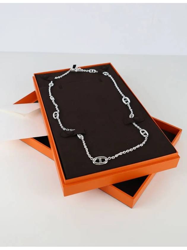 Farandole Long Necklace 80 Silver - HERMES - BALAAN 5