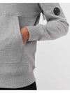 Lens Wappen Pocket Hoodie Grey - CP COMPANY - BALAAN 5