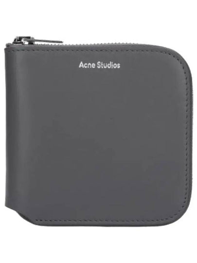 Bifold Zipper Half Wallet Grey - ACNE STUDIOS - BALAAN 2