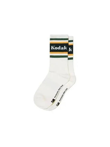 KODAK Apparel LSC27 Carry Multi Kodacolor Crew Socks DARK GREEN - KODO - BALAAN 1