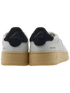 Dallas Black Tab Leather Low Top Sneakers White - AUTRY - BALAAN 5