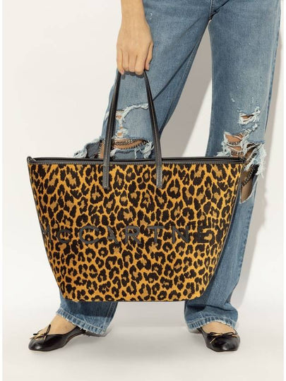 Stella McCartney Animal-print Shopper Bag, Women's, Brown - STELLA MCCARTNEY - BALAAN 2