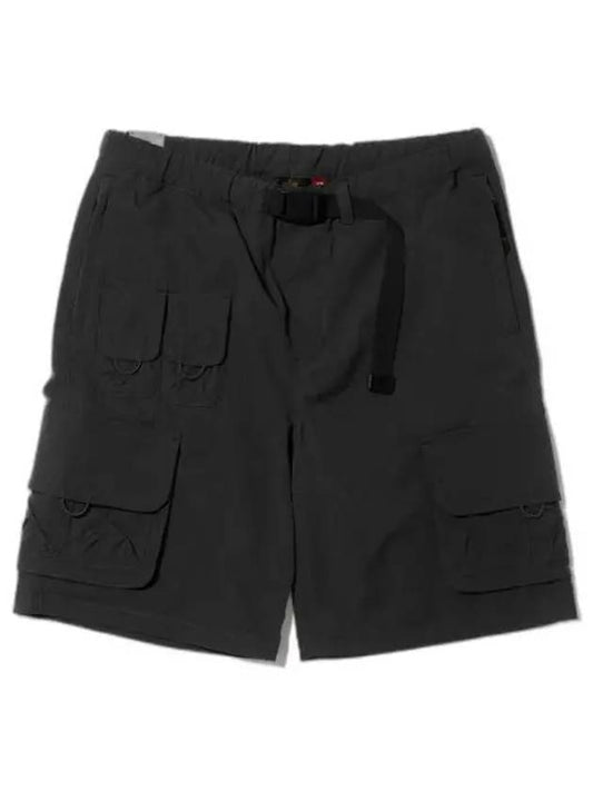 BELTED CARGO SHORT MBB53001C1 black belted shorts - ALPHA INDUSTRIES - BALAAN 1