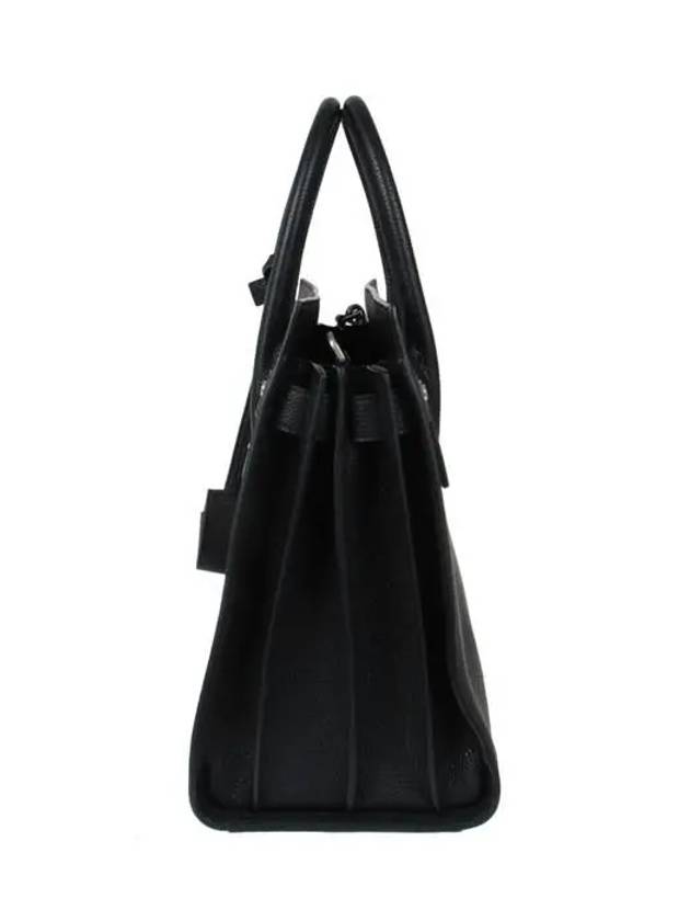 Supple Sac de Jour Small Toad Shoulder Bag Black - SAINT LAURENT - BALAAN 4