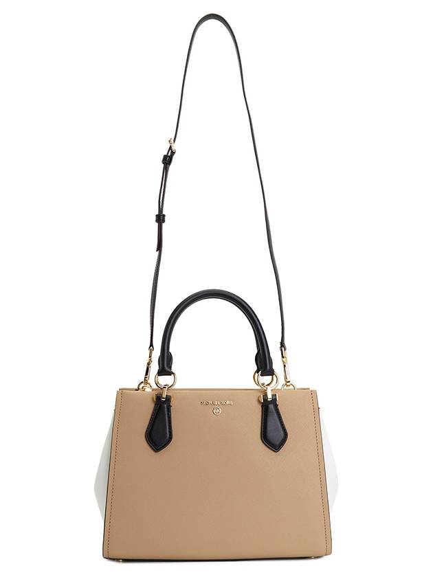 Marilyn Satchel Bag 30R3G6AS2T BLACK CAMEL - MICHAEL KORS - BALAAN 7