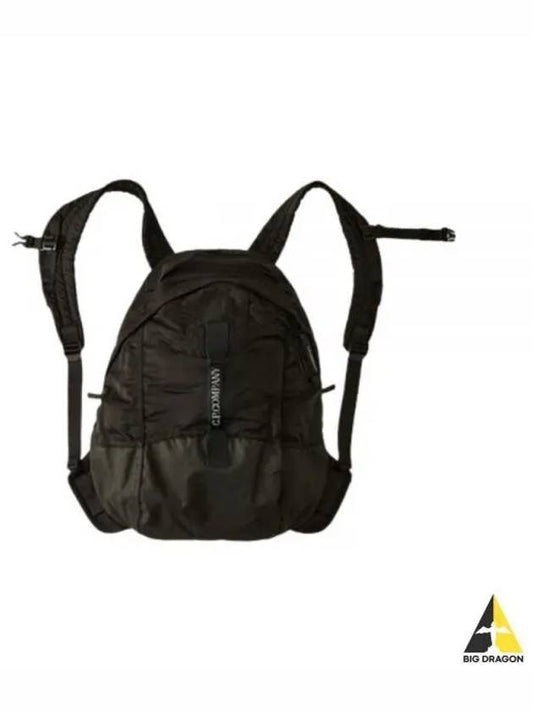 Nylon B Rounded Backpack Black - CP COMPANY - BALAAN 2