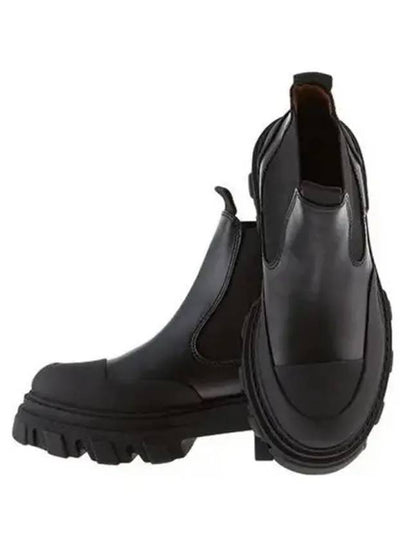 Chunky Sole Chelsea Boots Black - GANNI - BALAAN 2