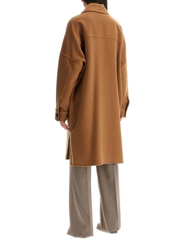 'cashmere oversized chemise coat - MAX MARA - BALAAN 3