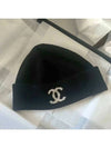 CC Logo Beanie Basic Fur Hat Women Men Unisex Black - CHANEL - BALAAN 4