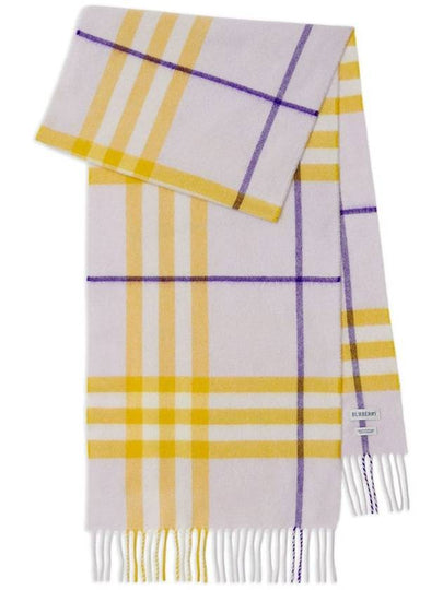 Check Cashmere Scarf Pink - BURBERRY - BALAAN 2