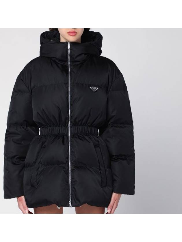 Les nylon down jacket black - PRADA - BALAAN 2