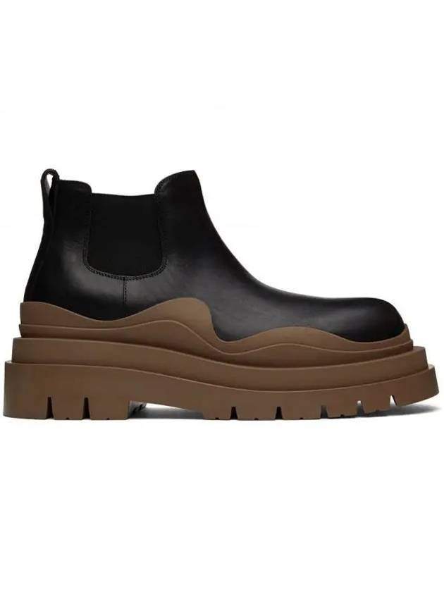 Tire Ankle Chelsea Boots Black Jute - BOTTEGA VENETA - BALAAN 2