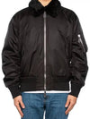 Logo sharing bomber jacket black 8041381 - BURBERRY - BALAAN 3