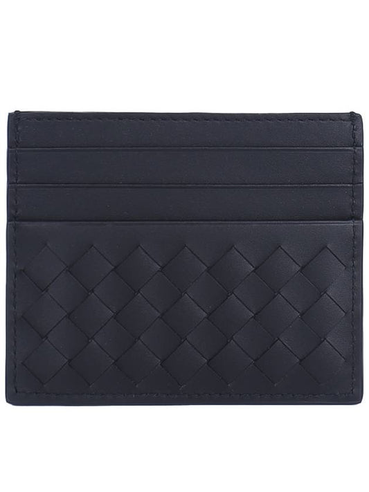 Men s Intrecciato Card Wallet Black 522326 V47W1 1000 - BOTTEGA VENETA - BALAAN 1