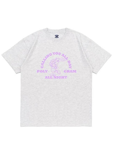 CALLING BUNNY T SHIRTS LIGHT MELANGE - POLYGRAM - BALAAN 1