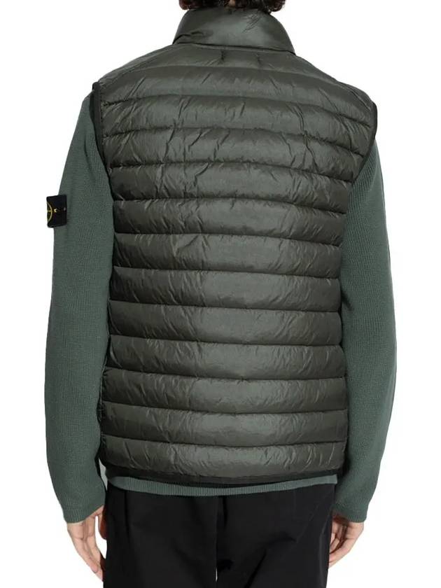 Chamber R Nylon Down Vest Musk Green - STONE ISLAND - BALAAN 3