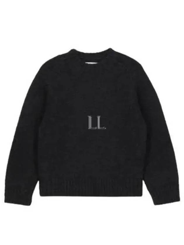 Mohair Blend Knit Top Black - JIL SANDER - BALAAN 2