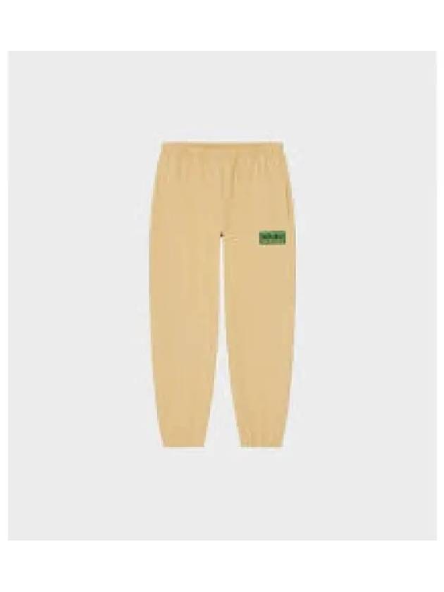 Kenzo Logo Patch Track Pants Beige - KENZO - BALAAN 2