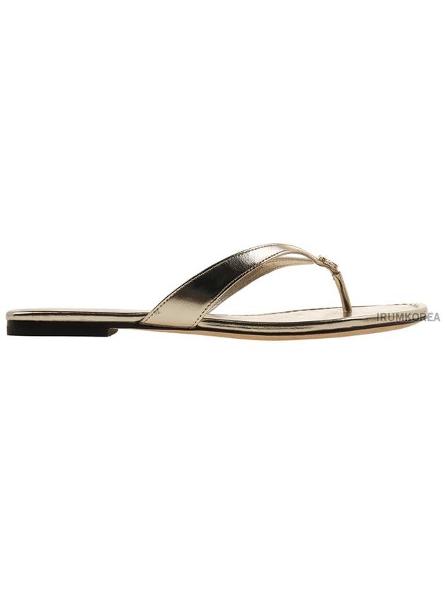 flat leather flip flops - TORY BURCH - BALAAN 3