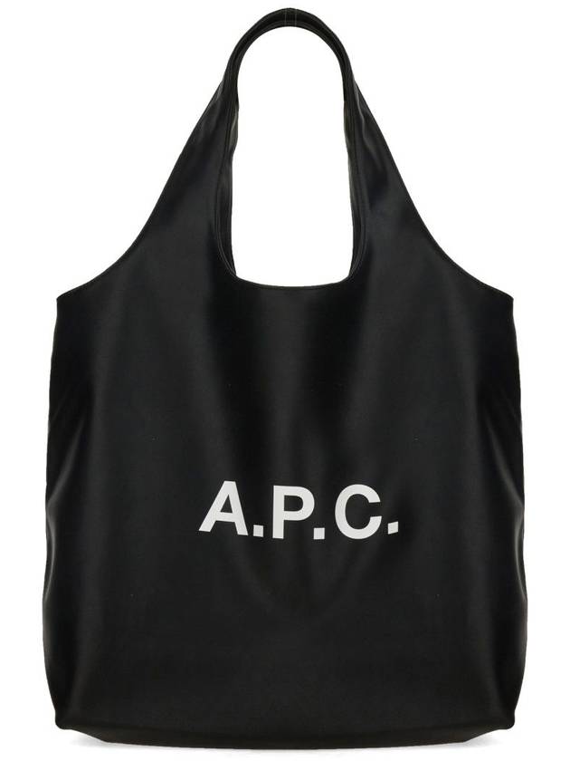 Ninon Logo Print Tote Bag Black - A.P.C. - BALAAN 2