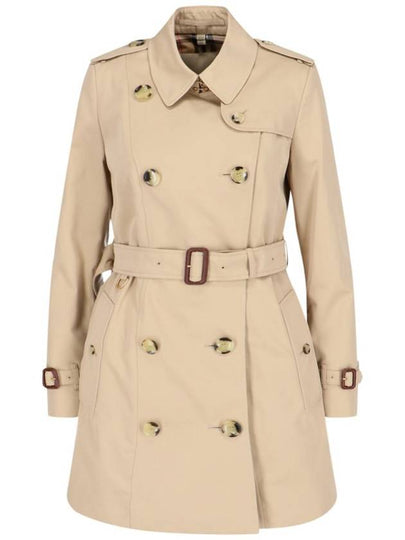 Short Chelsea Heritage Trench Coat Beige - BURBERRY - BALAAN 2