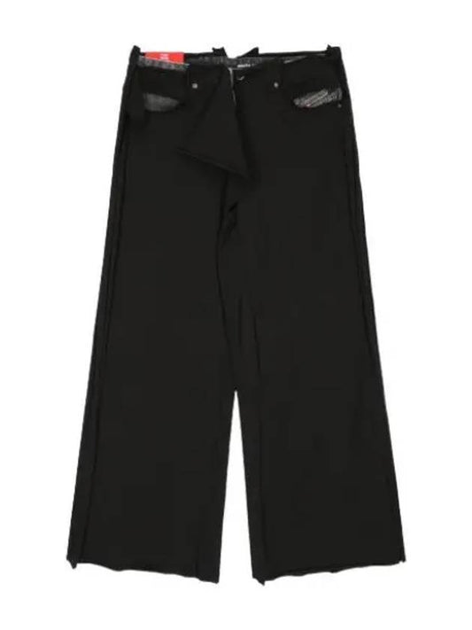 Regular rise denim pants black jeans - DIESEL - BALAAN 1