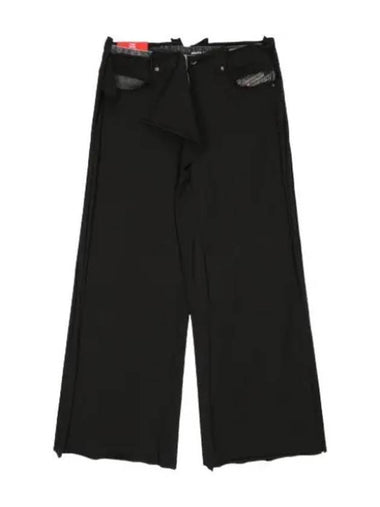 Regular rise denim pants black - DIESEL - BALAAN 1