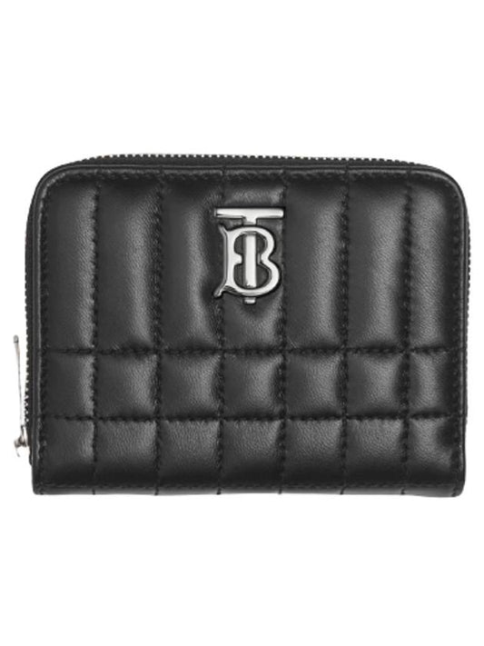 Lola quilted zip round coin card wallet black - BURBERRY - BALAAN 2